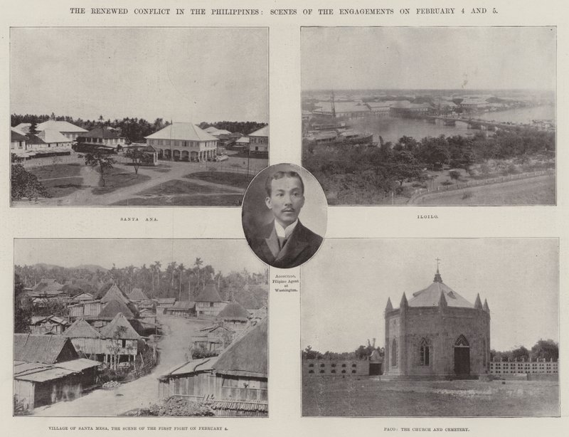 The Renewed Conflict in the Philippines, Scenes of the Engagements on 4 and 5 February by English Photographer