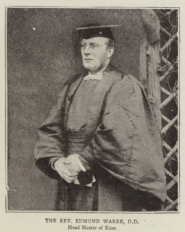 The Reverend Edmund Warre, DD by English Photographer