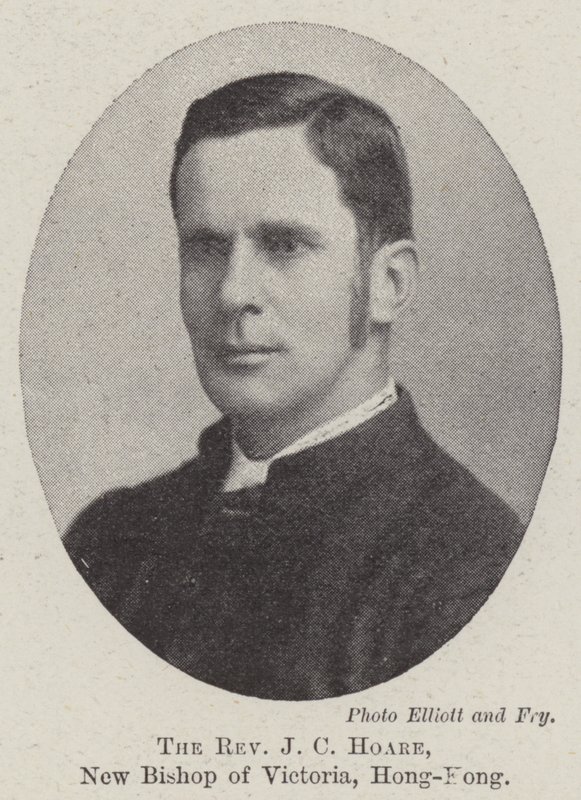The Reverend J. C. Hoare, New Bishop of Victoria, Hong Kong by English Photographer
