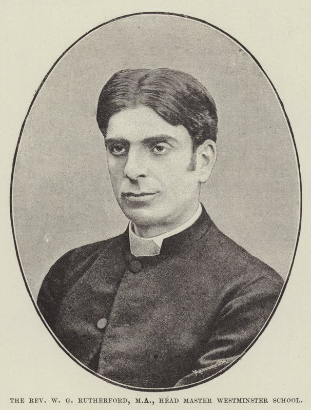The Reverend W G Rutherford, MA, Head Master Westminster School by English Photographer