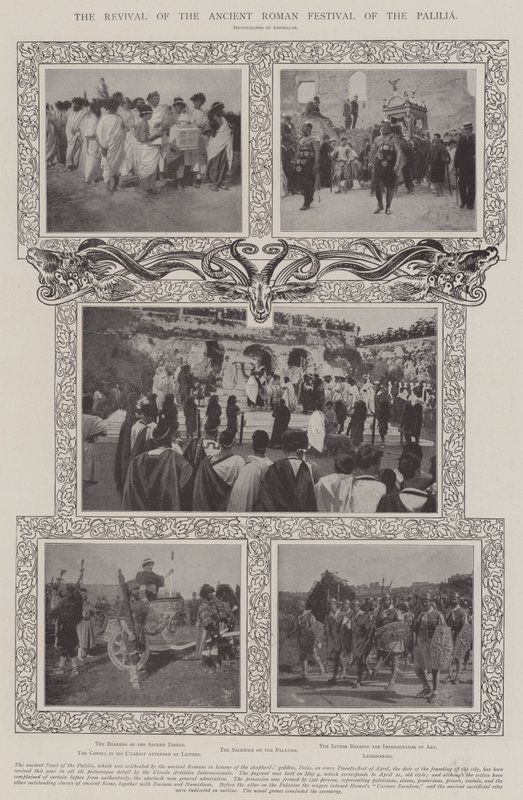 The Revival of the Ancient Roman Festival of the Palilia by English Photographer