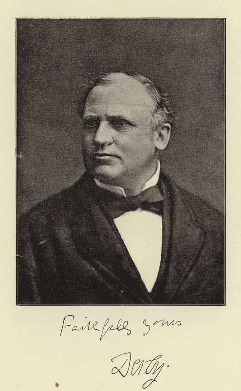 The Earl of Derby, KG by English Photographer