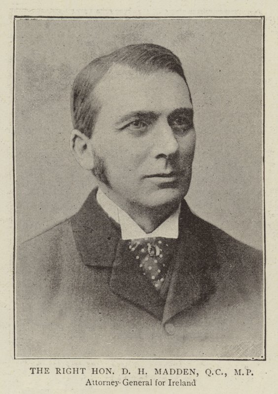 The Right Honourable D H Madden, QC, MP by English Photographer