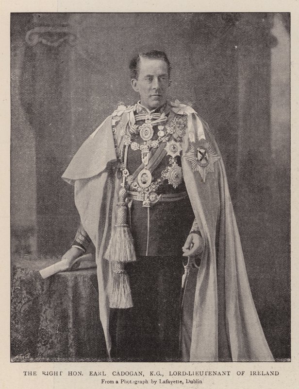 The Right Honourable Earl Cadogan, KG, Lord-Lieutenant of Ireland by English Photographer
