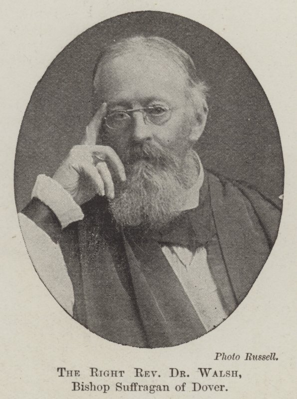 The Right Reverend Dr Walsh, Bishop Suffragan of Dover by English Photographer