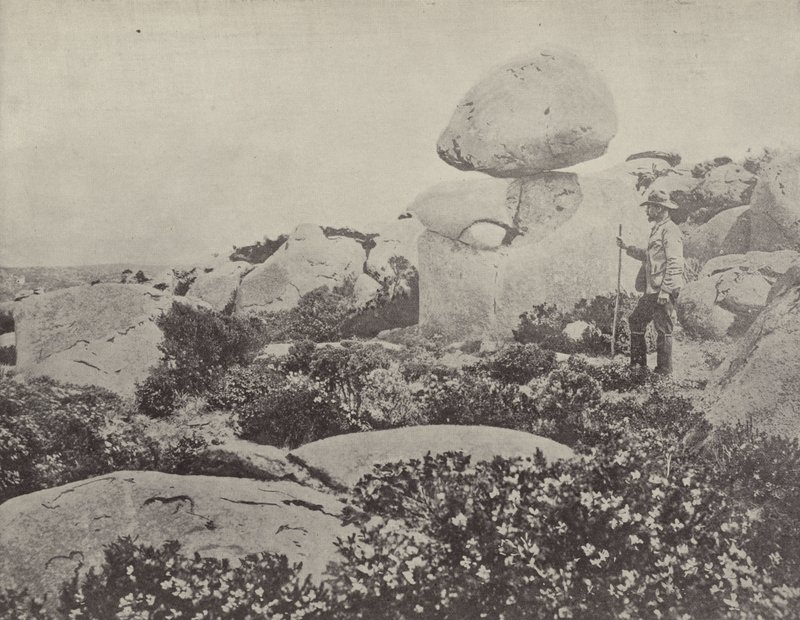 The Rocking Stone, Hobart by English Photographer