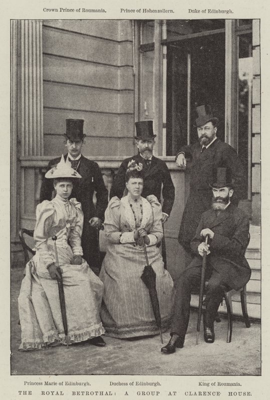 The Royal Betrothal, a Group at Clarence House by English Photographer