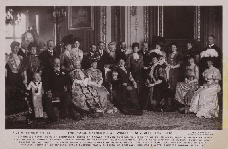 The Royal Gathering at Windsor, November 17th, 1907 by English Photographer