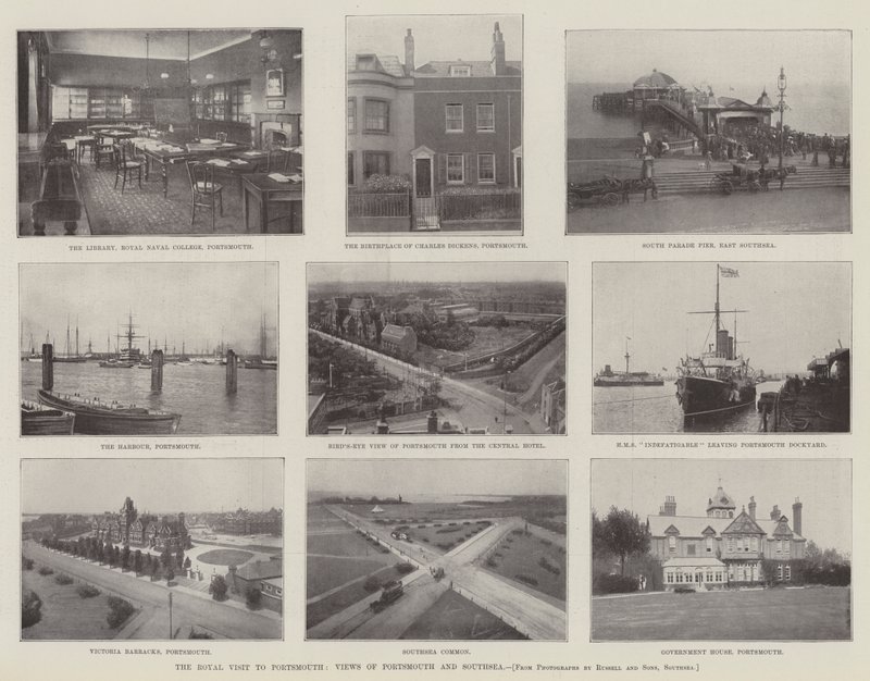 The Royal Visit to Portsmouth, Views of Portsmouth and Southsea by English Photographer