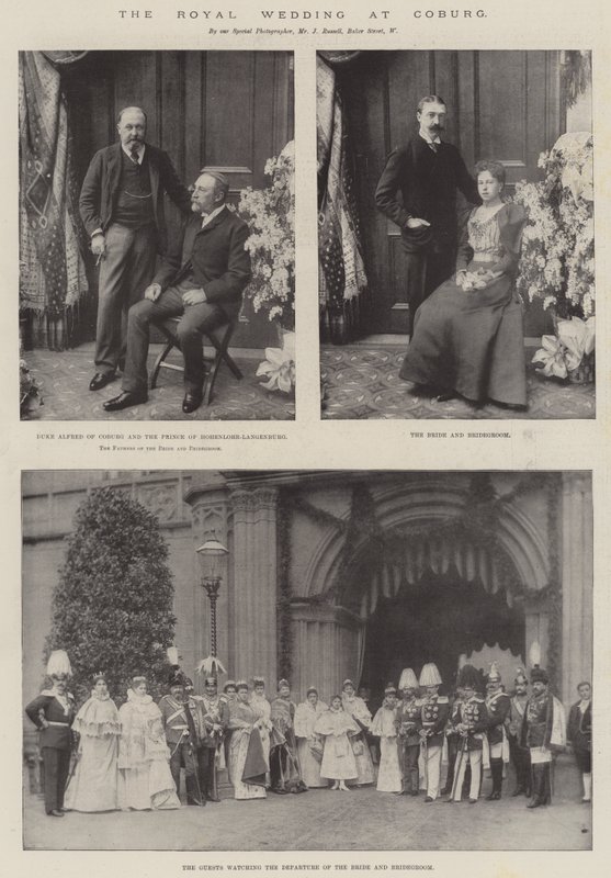 The Royal Wedding at Coburg by English Photographer