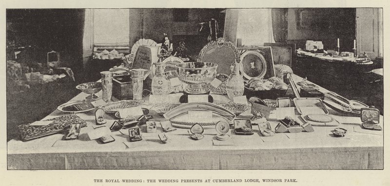 The Royal Wedding, the Wedding Presents at Cumberland Lodge, Windsor Park by English Photographer