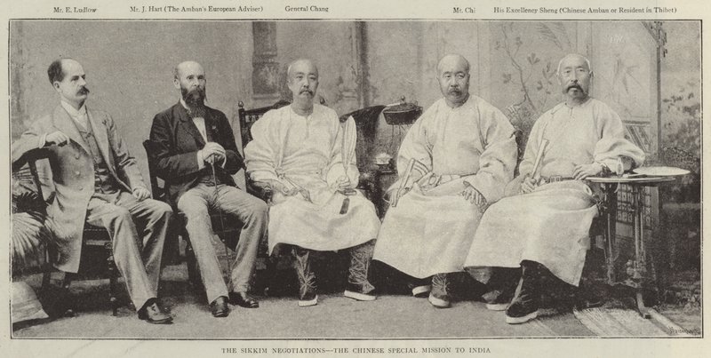 The Sikkim Negotiations, the Chinese Special Mission to India by English Photographer