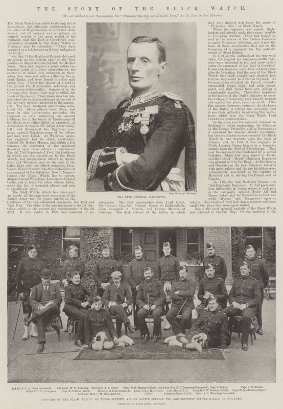 The Story of the Black Watch by English Photographer