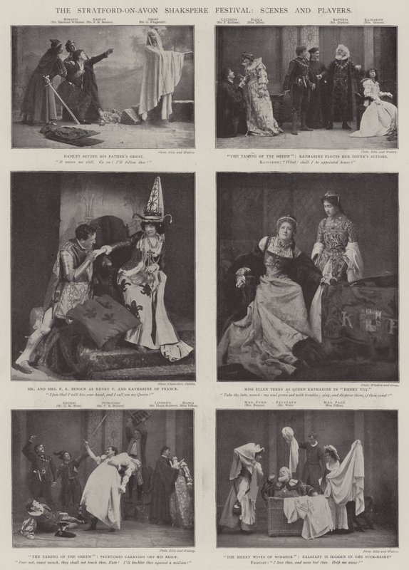 The Stratford-on-Avon Shakespeare Festival, Scenes and Players by English Photographer