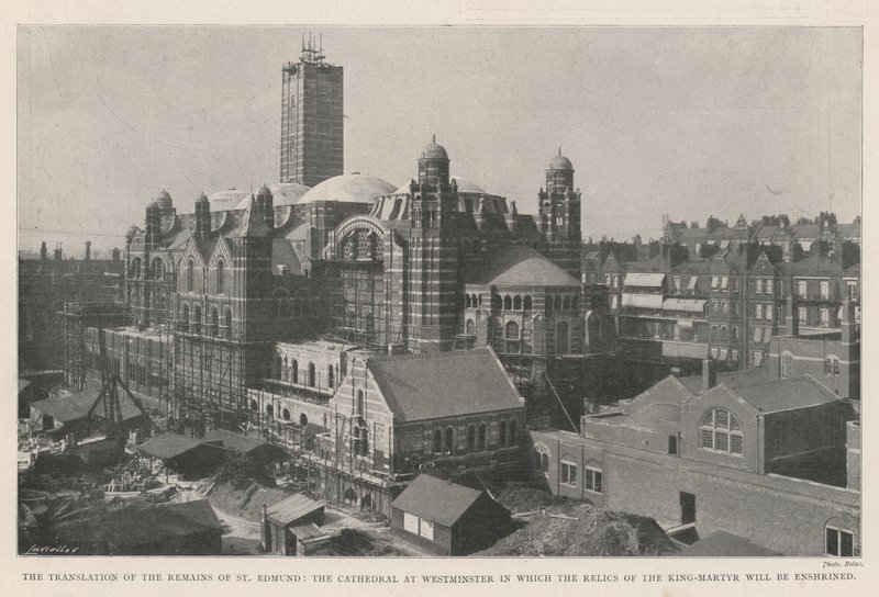 The Translation of the Remains of St Edmund, the Cathedral at Westminster in which the Relics of the King-Martyr will be enshrined by English Photographer