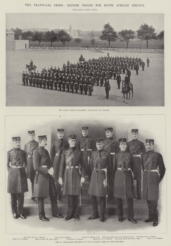 The Transvaal Crisis, British Troops for South African Service by English Photographer