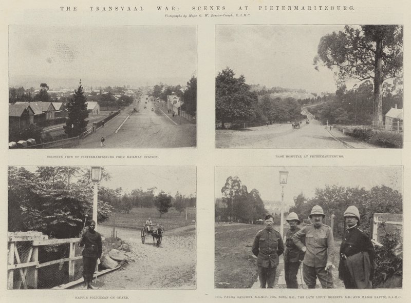 The Transvaal War, Scenes at Pietermaritzburg by English Photographer