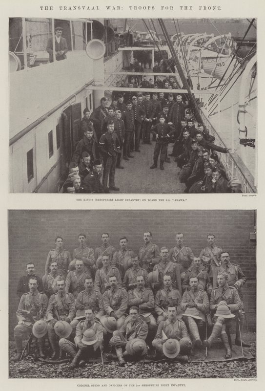The Transvaal War, Troops for the Front by English Photographer