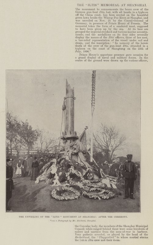 The Unveiling of the Iltis Monument at Shanghai, After the Ceremony by English Photographer