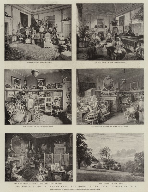 The White Lodge, Richmond Park, the Home of the Late Duchess of Teck by English Photographer