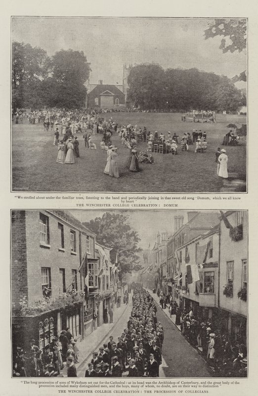 The Winchester College Celebration by English Photographer