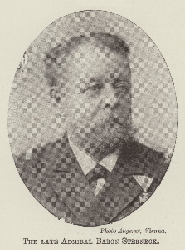 The Late Admiral Baron Sterneck by English Photographer