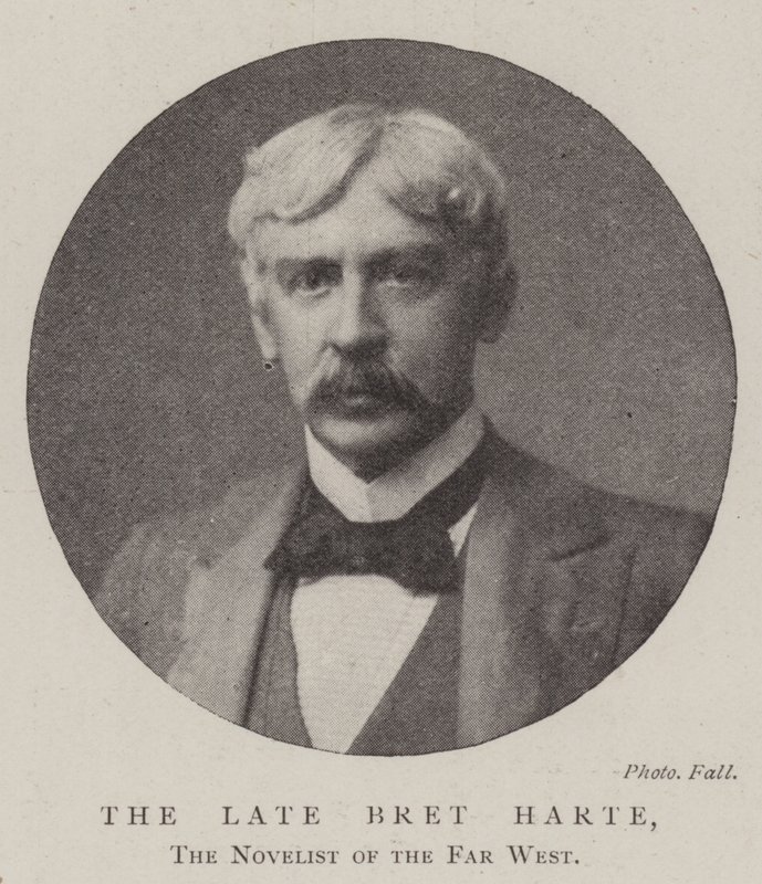 The late Bret Harte, the Novelist of the Far West by English Photographer