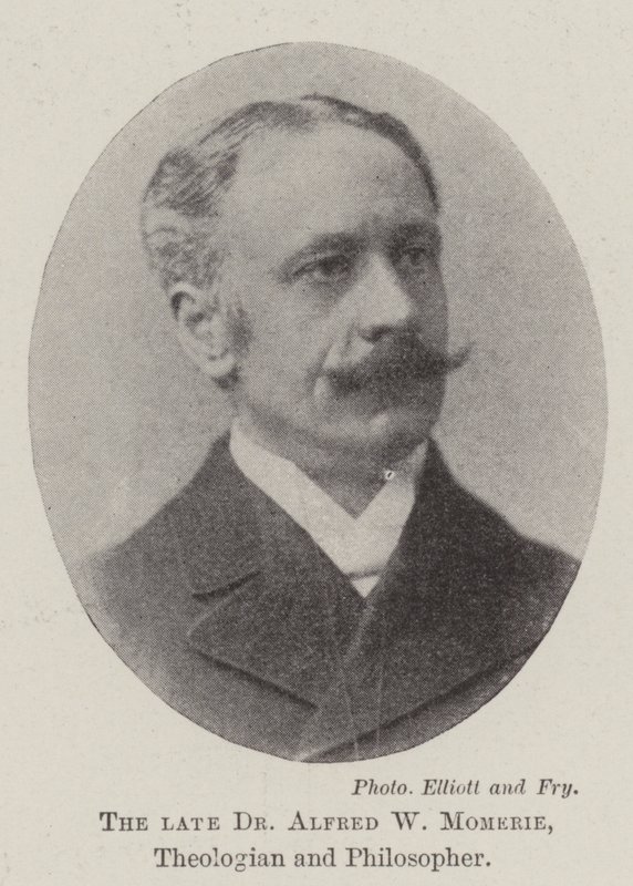The late Dr Alfred W Momerie, Theologian and Philosopher by English Photographer