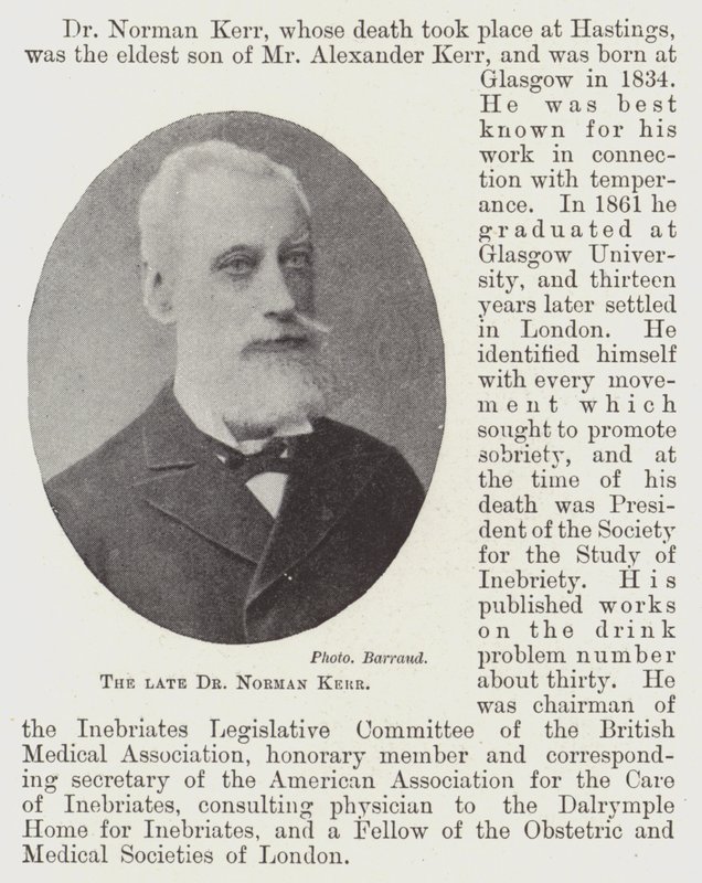 The Late Dr. Norman Kerr by English Photographer