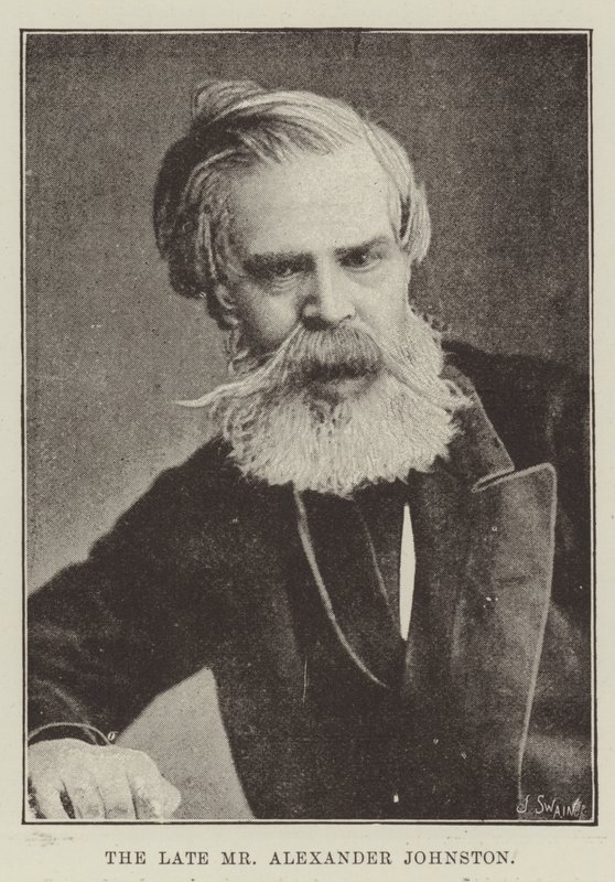 The Late Mr Alexander Johnston by English Photographer