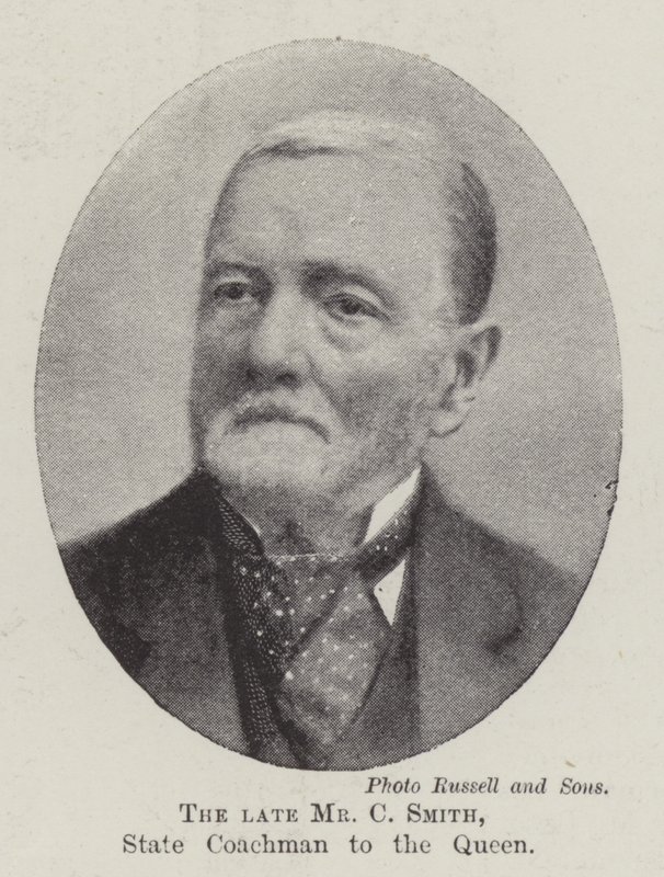 The Late Mr C Smith, State Coachman to the Queen by English Photographer