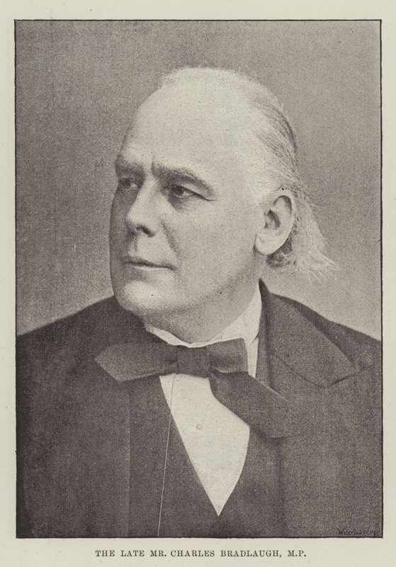 The Late Mr Charles Bradlaugh, MP by English Photographer