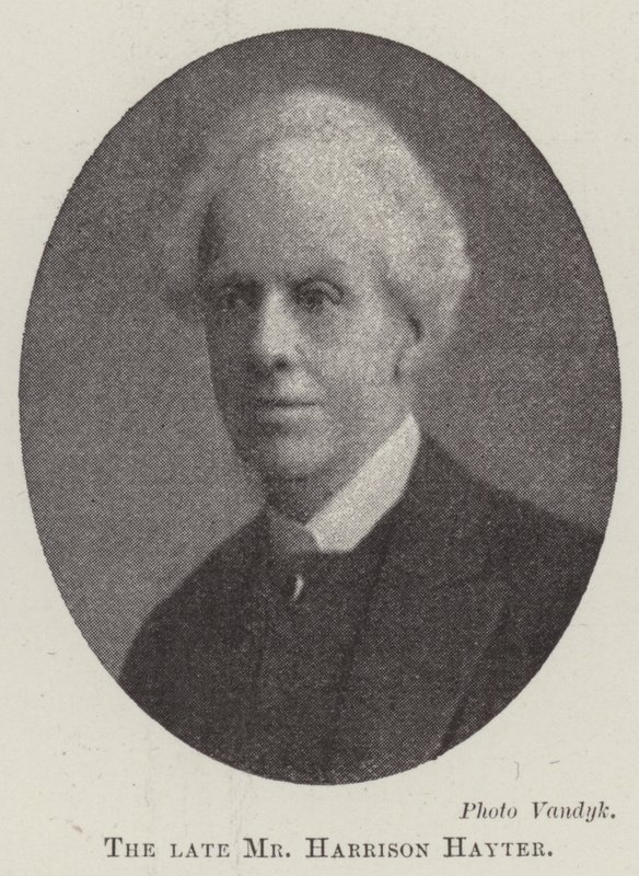 The Late Mr. Harrison Hayter by English Photographer