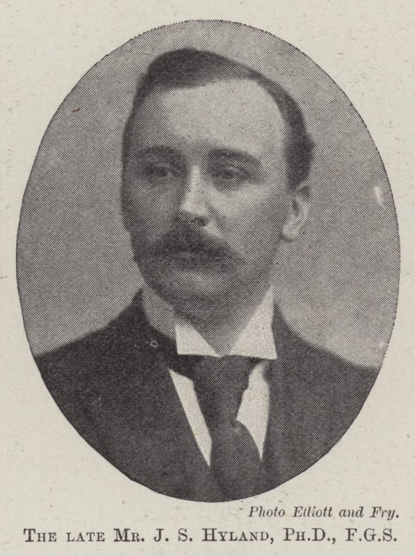 The Late Mr. J. S. Hyland, PhD, FGS by English Photographer