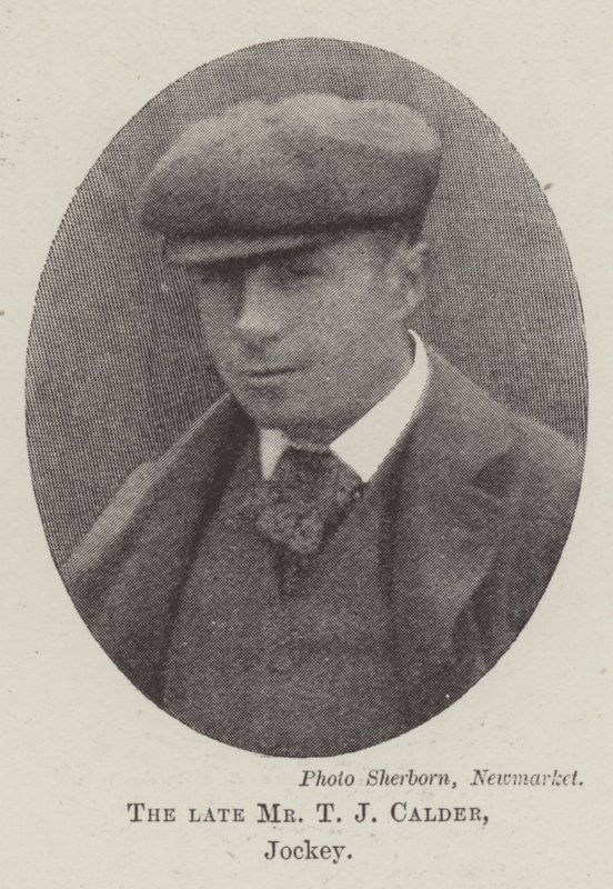 Mr T J Calder, Jockey by English Photographer