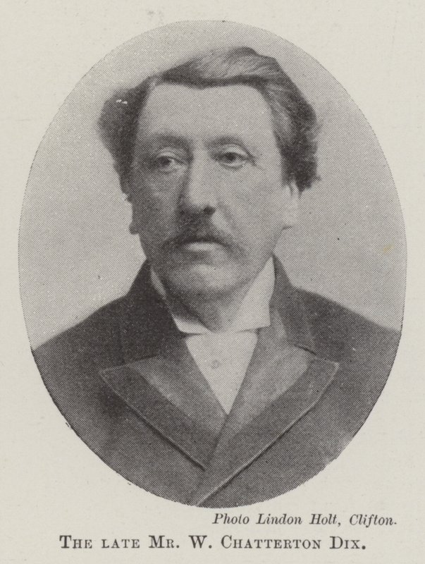 The late Mr W Chatterton Dix by English Photographer
