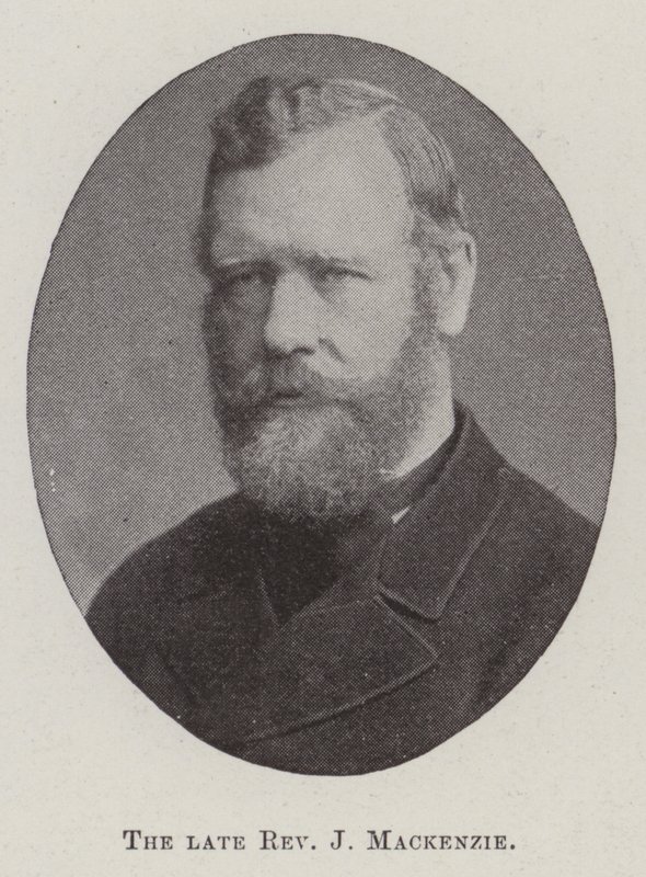 The late Reverend J Mackenzie by English Photographer