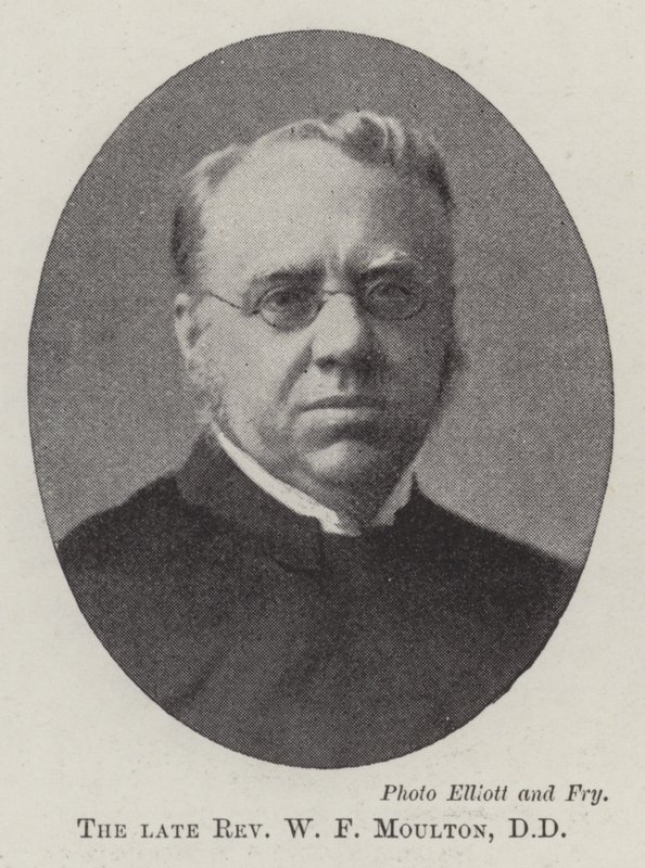 The late Reverend W F Moulton, DD by English Photographer