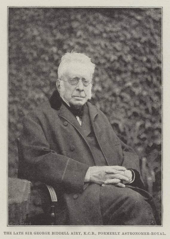 The Late Sir George Biddell Airy, KCB, Formerly Astronomer-Royal by English Photographer