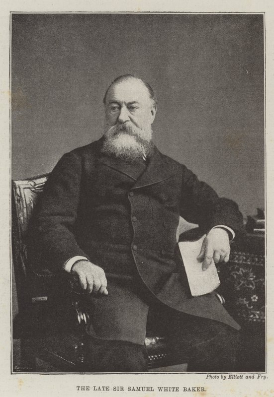 The late Sir Samuel White Baker by English Photographer