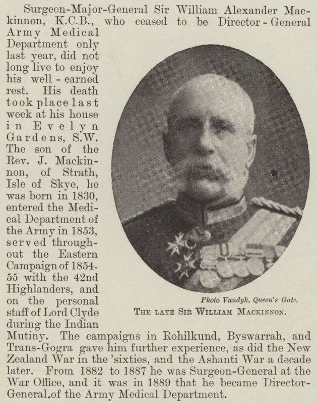The Late Sir William Mackinnon by English Photographer
