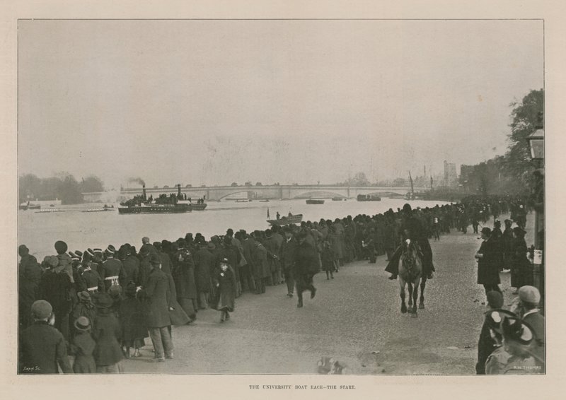 The University Boat Race by English Photographer