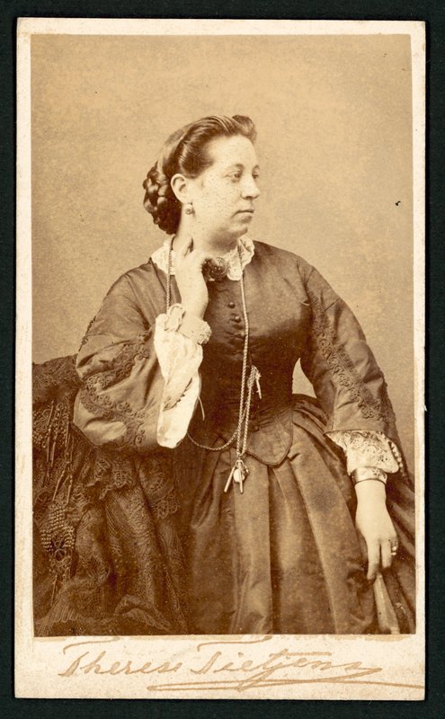 Therese Tietjens, portrait by English Photographer