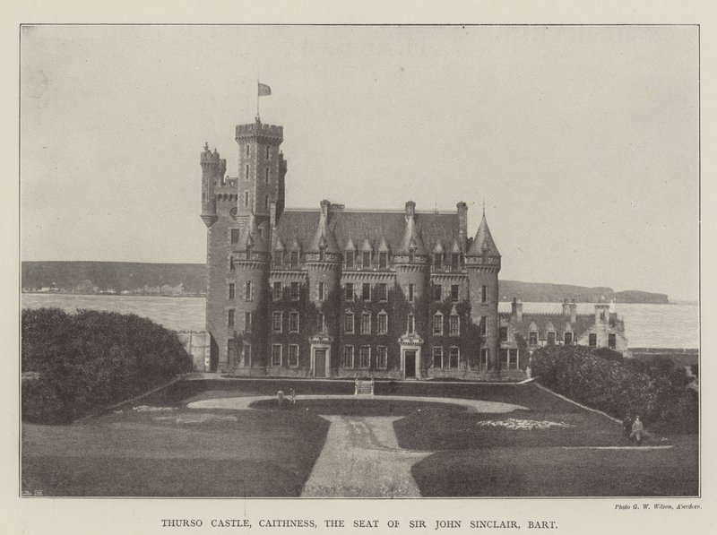 Thurso Castle, Caithness, the Seat of Sir John Sinclair, Baronet by English Photographer