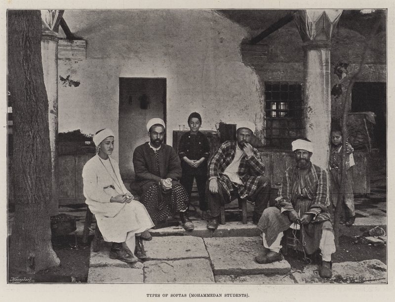 Types of Softas, Mohammedan Students by English Photographer