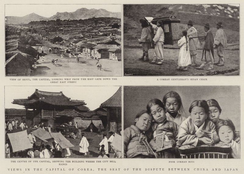 Views in the Capital of Corea, the Seat of the Dispute between China and Japan by English Photographer