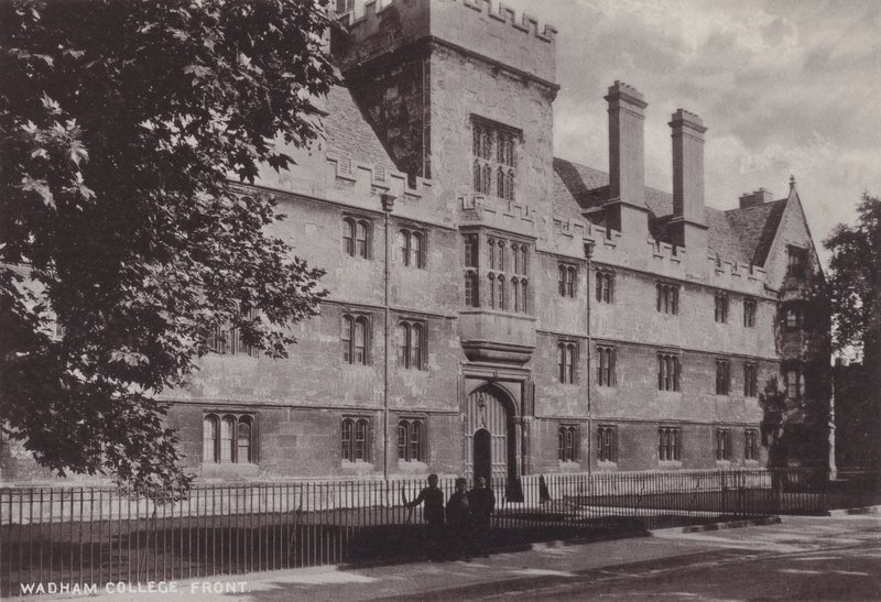 Wadham College, Front by English Photographer