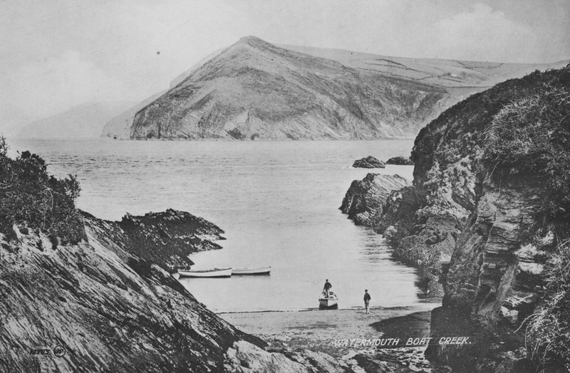 Watermouth Boat Creek by English Photographer