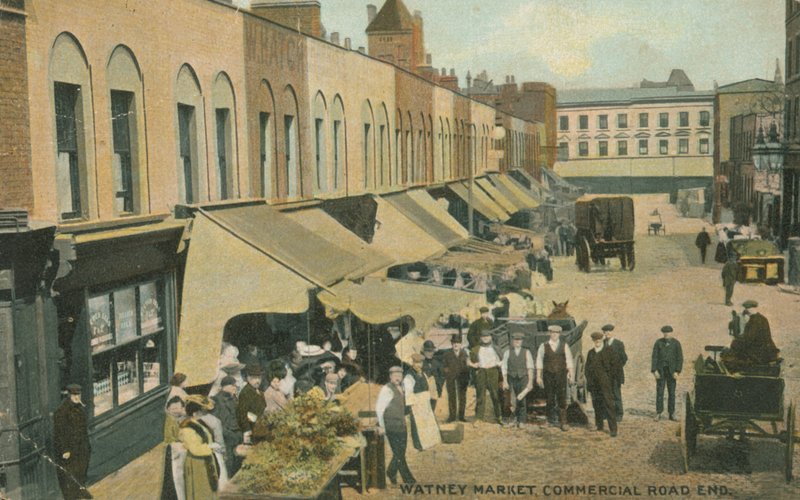 Watney Market, Commercial Road End by English Photographer