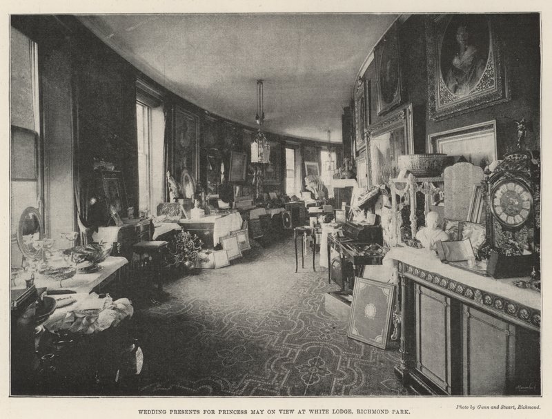 Wedding Presents for Princess May on View at White Lodge, Richmond Park by English Photographer